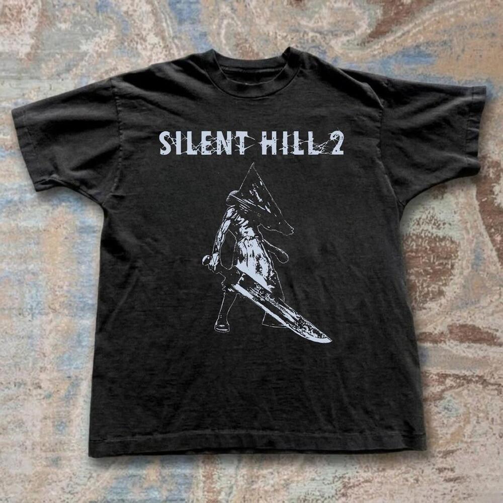 Silent Hill 2 Black Cotton T-Shirt